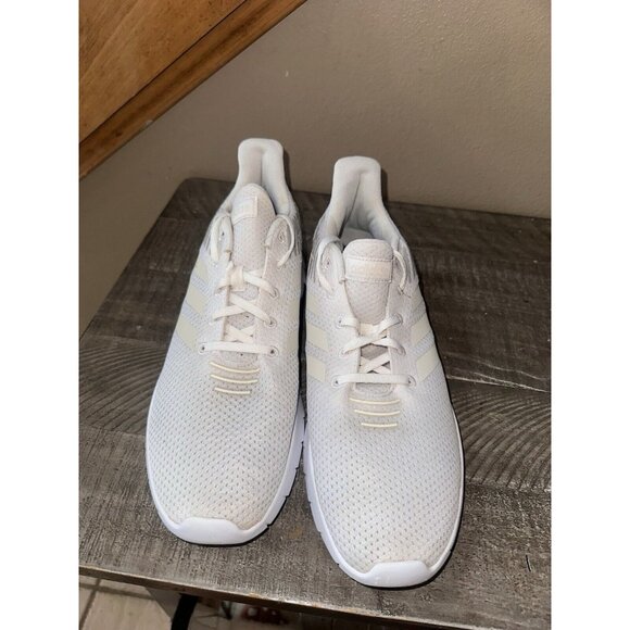Adidas Women's Asweerun Running Shoes Sneakers F36340 Raw White Size 11 - Picture 2 of 5